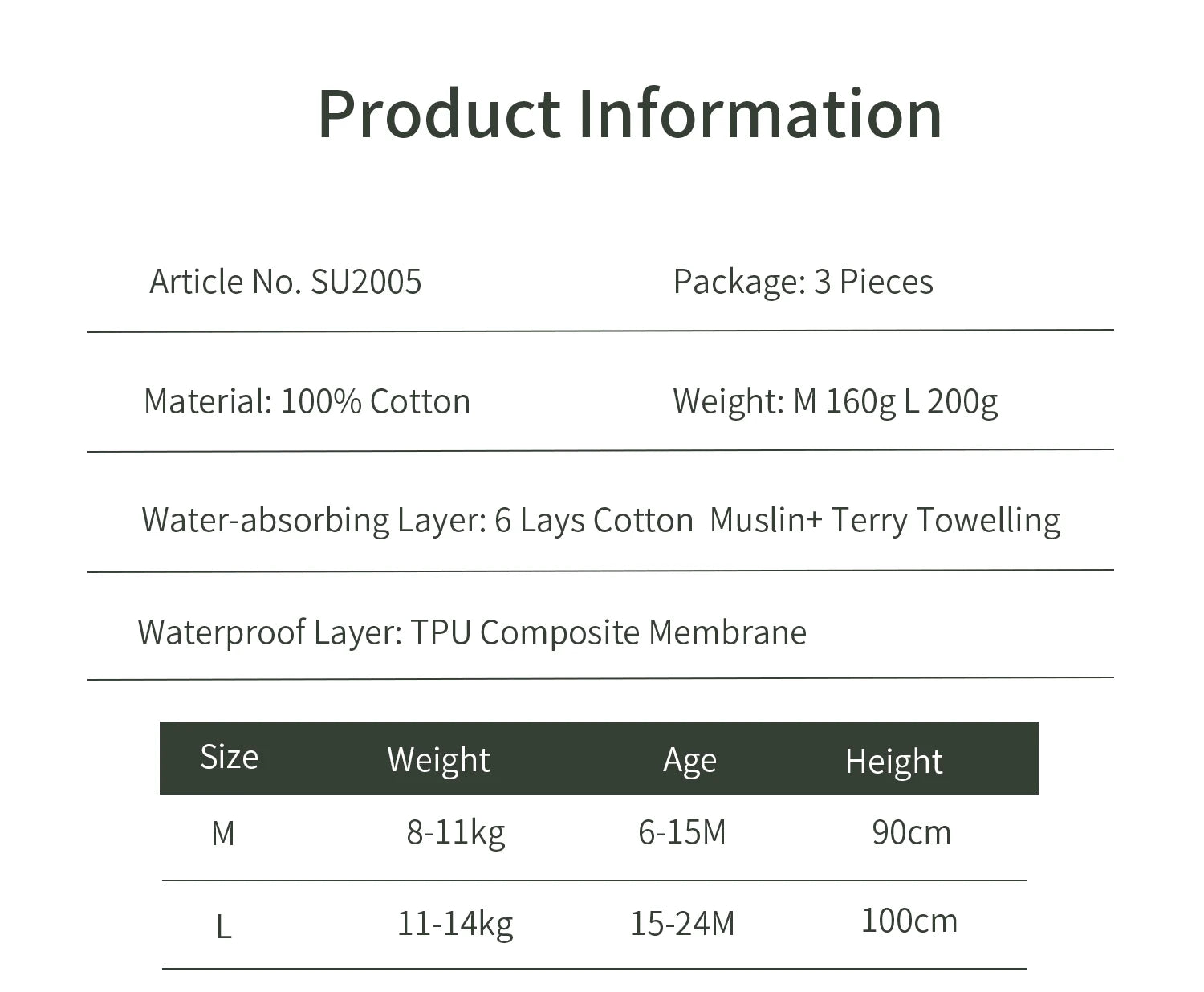 Potty Training Pants